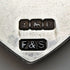1928年 英国ヴィンテージ 純銀製シールド型フォブ Fattorini & Sons ケース入